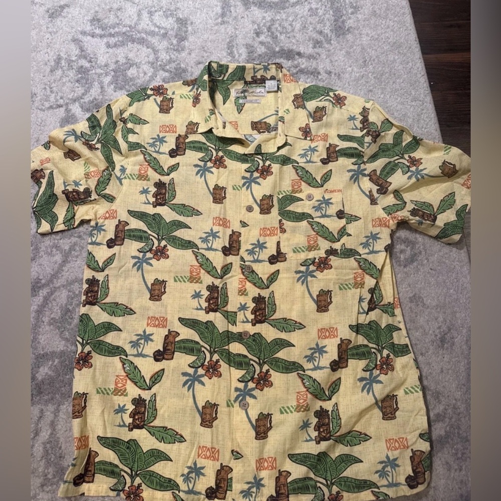 Joe Marlin Men's Hawaiian  Short Sleeve Shirt Men's Size XL